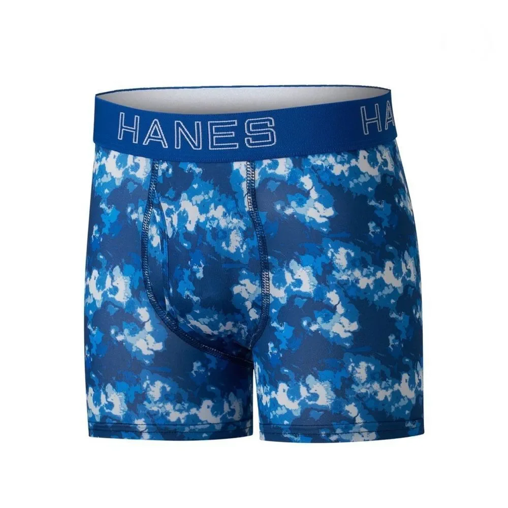 Boys' Hanes X-Temp Stretch Active Underwear Boxer Briefs 2, 6-Packs Size M